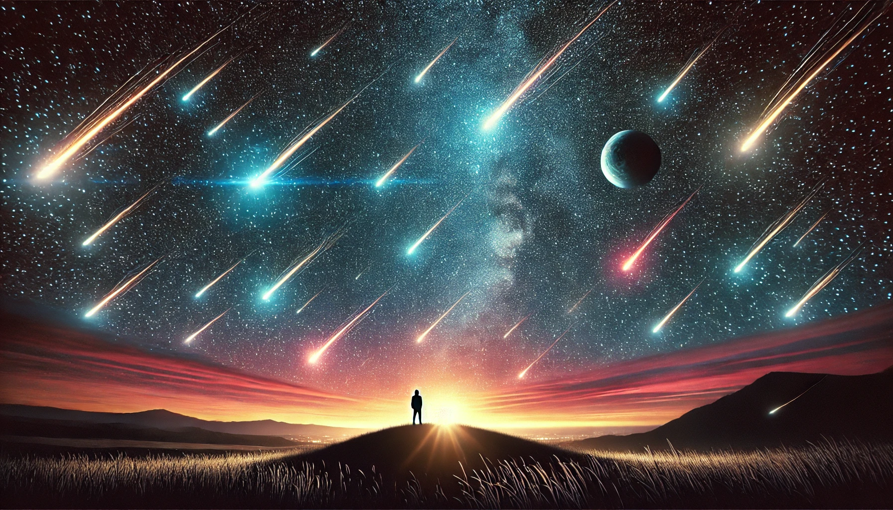 زخات شهب الجوزاء تضيء سماء ديسمبر بعرض ضوئي مذهل